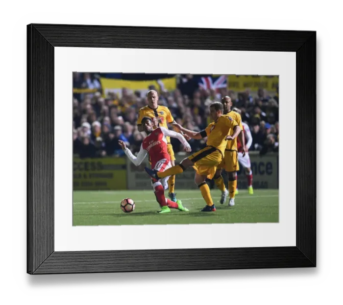 Framed Print : Battle of the Cup: Sutton United vs. Arsenal in the Emirates FA Cup Fifth Round Framed Print : Battle of the Cup: Sutton United vs. Arsenal in the Emirates FA Cup Fifth Round