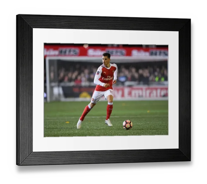 Framed Print : Granit Xhaka Leads Arsenal in FA Cup Fifth Round Clash against Sutton United Framed Print : Granit Xhaka Leads Arsenal in FA Cup Fifth Round Clash against Sutton United