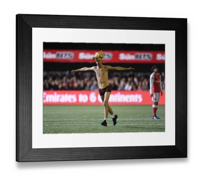 Framed Print : Sutton United vs. Arsenal: The Unforgettable FA Cup Fifth Round Clash with a Pitch Invasion Framed Print : Sutton United vs. Arsenal: The Unforgettable FA Cup Fifth Round Clash with a Pitch Invasion
