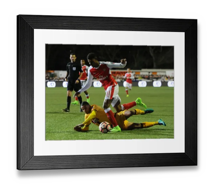 Framed Print : Sutton United vs. Arsenal: The Emirates FA Cup Fifth Round Battle