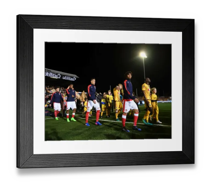 Framed Print : Arsenal's FA Cup Journey: Overcoming Sutton United Framed Print : Arsenal's FA Cup Journey: Overcoming Sutton United