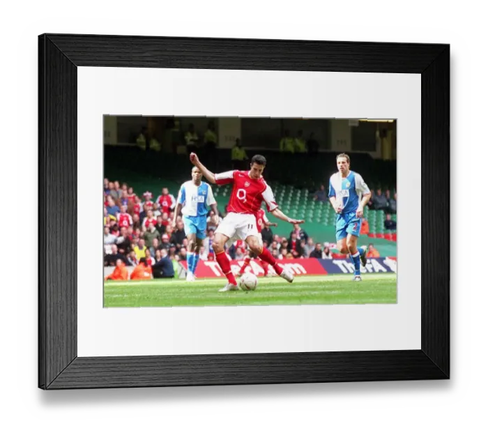 Framed Print : Arsenal's Glory: FA Cup Victory over Blackburn Rovers (3-0) - Van Persie and Robin's Triumph at Millennium Stadium, 2005 Framed Print : Arsenal's Glory: FA Cup Victory over Blackburn Rovers (3-0) - Van Persie and Robin's Triumph at Millennium Stadium, 2005