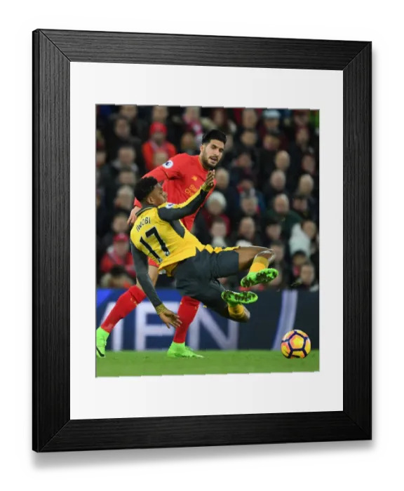 Framed Print : Clash at Anfield: Iwobi Fouls Can in Intense Liverpool vs. Arsenal Premier League Showdown (2016-17) Framed Print : Clash at Anfield: Iwobi Fouls Can in Intense Liverpool vs. Arsenal Premier League Showdown (2016-17)