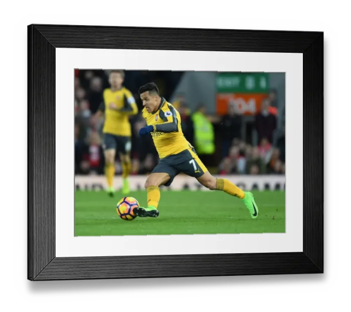 Framed Print : Clash of Stars: Alexis Sanchez vs. Liverpool at Anfield - Premier League 2016-17: A Battle to Remember Framed Print : Clash of Stars: Alexis Sanchez vs. Liverpool at Anfield - Premier League 2016-17: A Battle to Remember