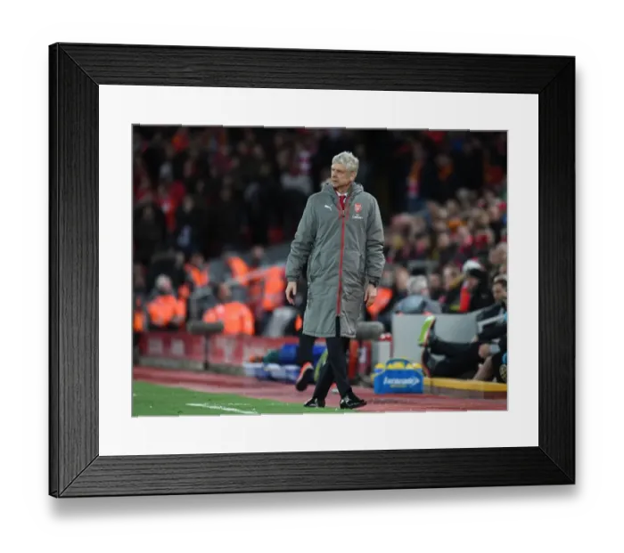 Framed Print : Battle of the Titans: Arsene Wenger at Anfield - Liverpool vs. Arsenal (2016-17) Framed Print : Battle of the Titans: Arsene Wenger at Anfield - Liverpool vs. Arsenal (2016-17)