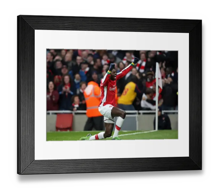 Framed Print : Adebayor's Triumph: Arsenal's Dramatic Equalizer vs. Tottenham (4-4) Framed Print : Adebayor's Triumph: Arsenal's Dramatic Equalizer vs. Tottenham (4-4)