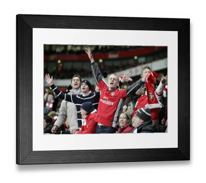 Framed Print : Arsenal fans Framed Print : Arsenal fans