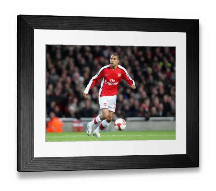 Framed Print : Thrilling 4-4 Arsenal vs. Tottenham Showdown: Gael Clichy in Action Framed Print : Thrilling 4-4 Arsenal vs. Tottenham Showdown: Gael Clichy in Action