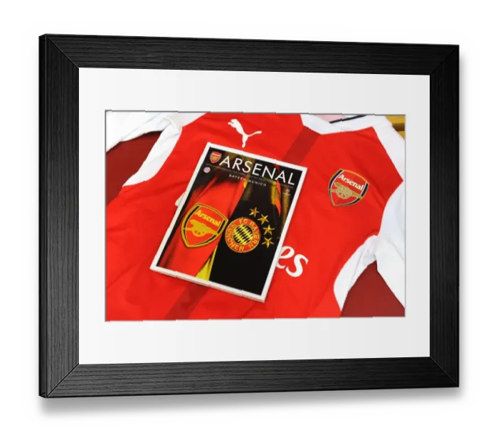 Framed Print : Champions League Showdown: Arsenal Dressing Room Battle - Arsenal FC vs. FC Bayern Munich Framed Print : Champions League Showdown: Arsenal Dressing Room Battle - Arsenal FC vs. FC Bayern Munich