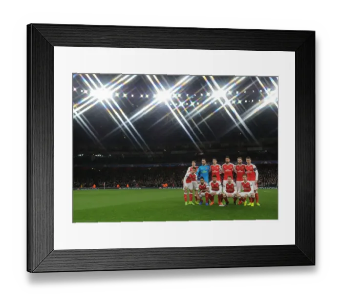 Framed Print : Arsenal FC vs. FC Bayern Munich: United at Emirates - 2016-17 Champions League Clash