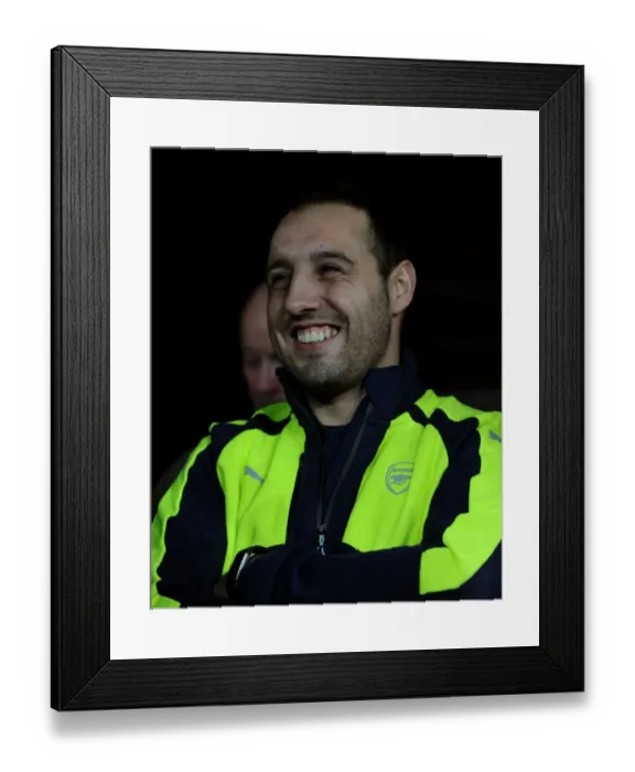 Framed Print : Santi Cazorla's Determination: Arsenal FC vs. FC Bayern Munchen, UEFA Champions League Round of 16 (2016-17) Framed Print : Santi Cazorla's Determination: Arsenal FC vs. FC Bayern Munchen, UEFA Champions League Round of 16 (2016-17)