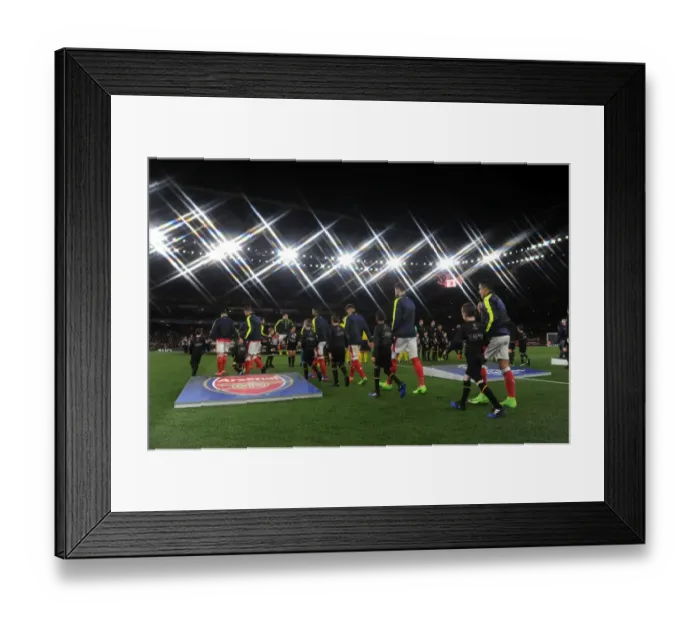 Framed Print : Champions League Clash: Arsenal FC vs. FC Bayern Munich at Emirates Stadium Framed Print : Champions League Clash: Arsenal FC vs. FC Bayern Munich at Emirates Stadium