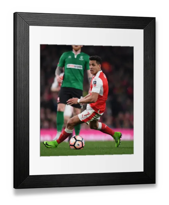 Framed Print : Alexis Sanchez: Arsenal's FA Cup Hero in Thrilling Quarters Clash vs. Lincoln City Framed Print : Alexis Sanchez: Arsenal's FA Cup Hero in Thrilling Quarters Clash vs. Lincoln City