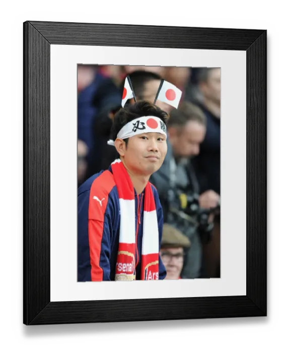 Framed Print : Arsenal Fan's Passion: Emirates FA Cup Quarter-Final vs. Lincoln City Framed Print : Arsenal Fan's Passion: Emirates FA Cup Quarter-Final vs. Lincoln City