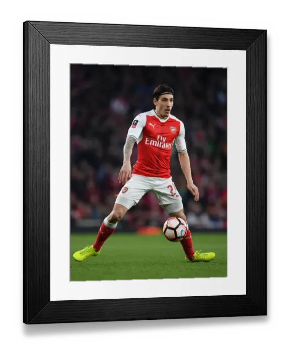 Framed Print : Hector Bellerin: Arsenal's Unstoppable Force in FA Cup Quarter-Final Against Lincoln City Framed Print : Hector Bellerin: Arsenal's Unstoppable Force in FA Cup Quarter-Final Against Lincoln City