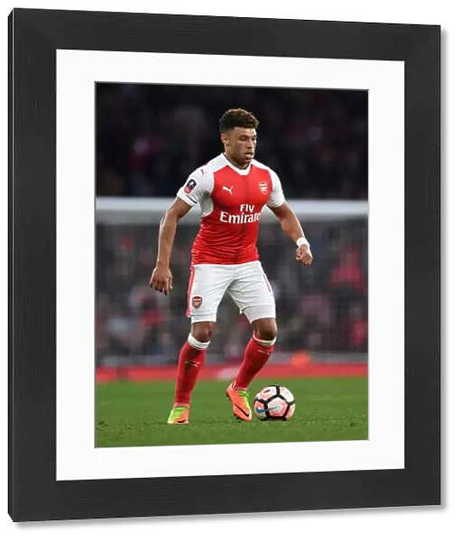 Arsenal's Alex Oxlade-Chamberlain in Emirates FA Cup Quarter-Final Action against Lincoln City