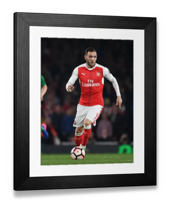 Framed Print : Arsenal's Lucas Perez in FA Cup Quarter-Final Action against Lincoln City Framed Print : Arsenal's Lucas Perez in FA Cup Quarter-Final Action against Lincoln City