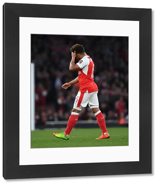Alex Oxlade-Chamberlain in Action: Arsenal vs. Lincoln City - Emirates FA Cup Quarter-Final