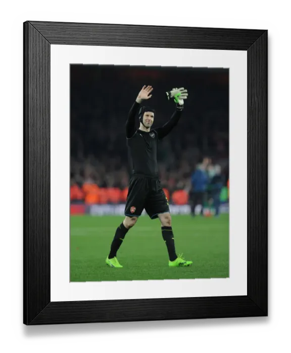 Framed Print : Arsenal's Petr Cech: Quarter-Final Emotion at Emirates Cup vs Lincoln City (2017) Framed Print : Arsenal's Petr Cech: Quarter-Final Emotion at Emirates Cup vs Lincoln City (2017)