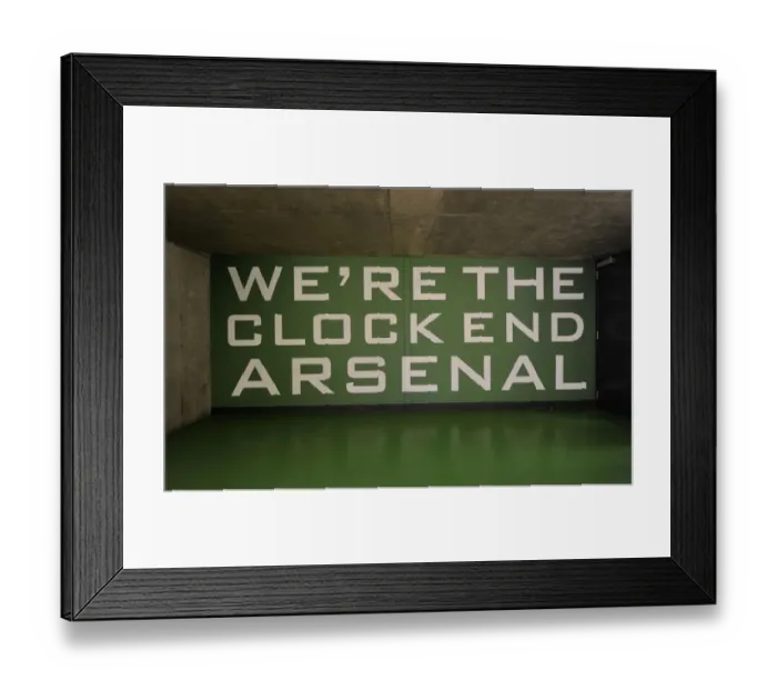 Framed Print : Clock End: Arsenal vs. Lincoln City - Emirates FA Cup Quarter-Final Framed Print : Clock End: Arsenal vs. Lincoln City - Emirates FA Cup Quarter-Final