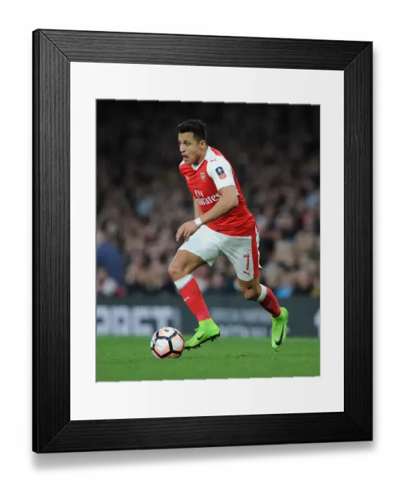 Framed Print : Arsenal's Alexis Sanchez in Action against Lincoln City in FA Cup Quarter-Final Framed Print : Arsenal's Alexis Sanchez in Action against Lincoln City in FA Cup Quarter-Final