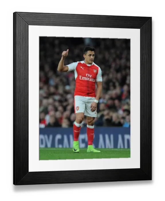 Framed Print : Arsenal v Lincoln City - The Emirates FA Cup Quarter-Final