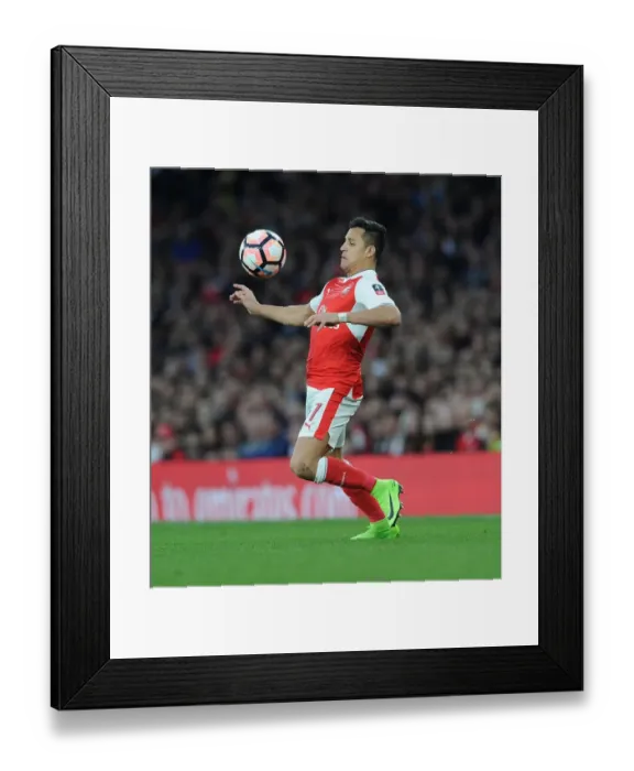 Framed Print : Alexis Sanchez: Arsenal's Brilliant Forward Dazzles in FA Cup Quarter-Final Against Lincoln City Framed Print : Alexis Sanchez: Arsenal's Brilliant Forward Dazzles in FA Cup Quarter-Final Against Lincoln City