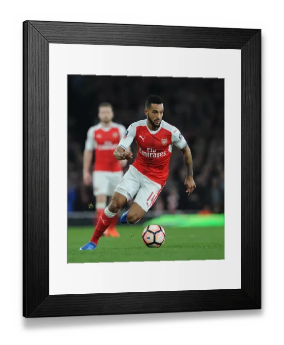 Framed Print : Theo Walcott in Action: Thrilling Arsenal Quarter-Final Clash against Lincoln City Framed Print : Theo Walcott in Action: Thrilling Arsenal Quarter-Final Clash against Lincoln City