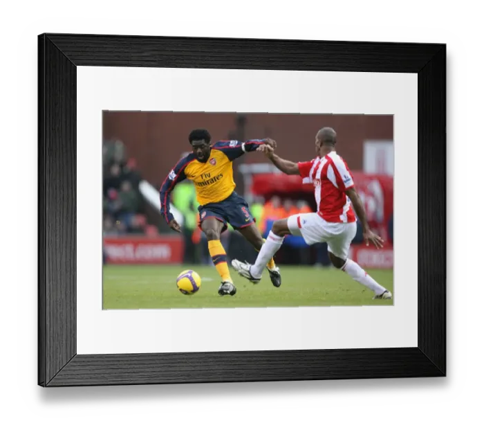 Framed Print : Kolo Toure's Brilliant Performance: Arsenal's 2-1 Victory Over Stoke City, 1 / 11 / 2008 Framed Print : Kolo Toure's Brilliant Performance: Arsenal's 2-1 Victory Over Stoke City, 1 / 11 / 2008