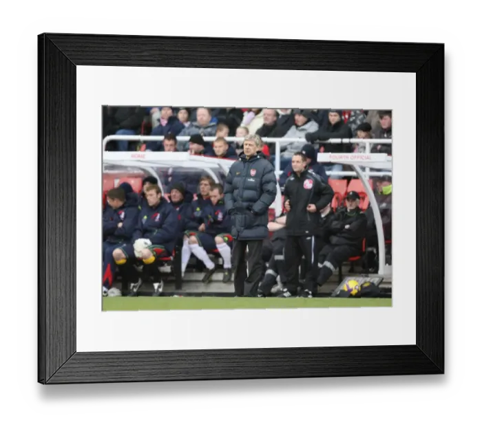 Framed Print : Wenger's Victory: Arsenal 2-1 Stoke City, Premier League, 2008 Framed Print : Wenger's Victory: Arsenal 2-1 Stoke City, Premier League, 2008