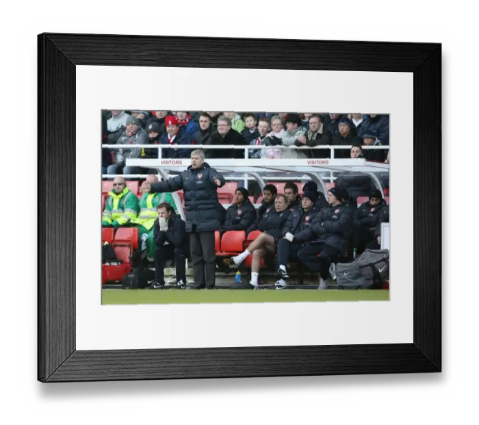 Framed Print : Wenger Leads Arsenal to Victory: 1-2 Over Stoke City, 2008 Framed Print : Wenger Leads Arsenal to Victory: 1-2 Over Stoke City, 2008