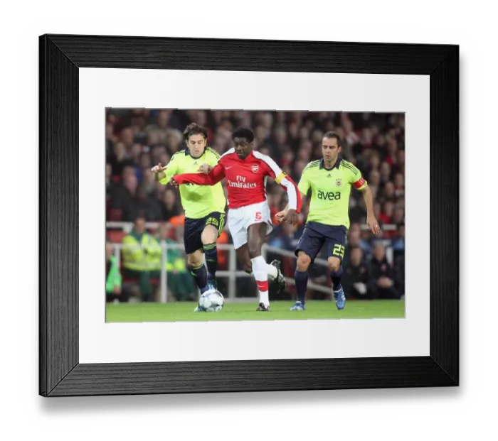 Framed Print : Kolo Toure (Arsenal) Ugur Boral and Semih Senturk (Fenerbahce) Framed Print : Kolo Toure (Arsenal) Ugur Boral and Semih Senturk (Fenerbahce)