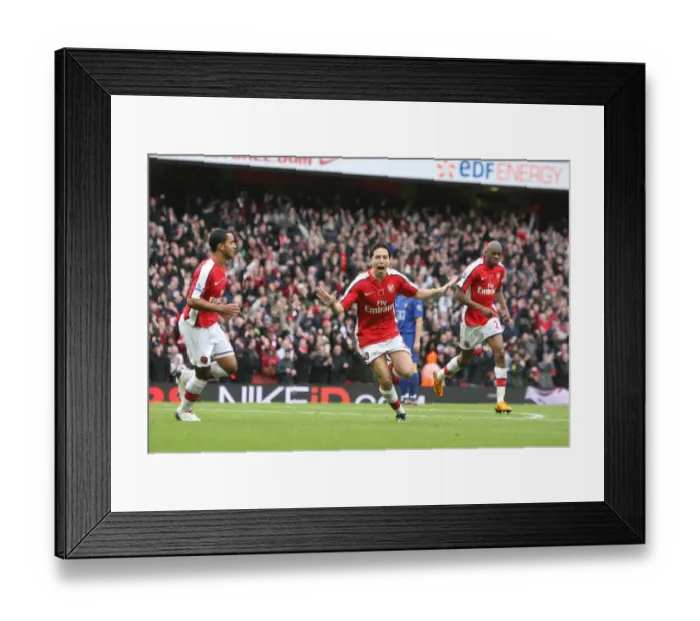 Framed Print : Unstoppable Arsenal: Nasri and Fabregas's Unforgettable Moment - Arsenal's Thrilling 2-1 Victory Over Manchester United (2008) Framed Print : Unstoppable Arsenal: Nasri and Fabregas's Unforgettable Moment - Arsenal's Thrilling 2-1 Victory Over Manchester United (2008)