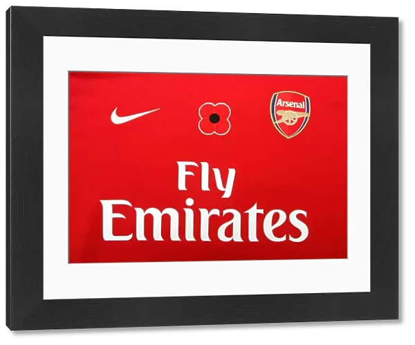 Arsenal shirt with an embroided poppy