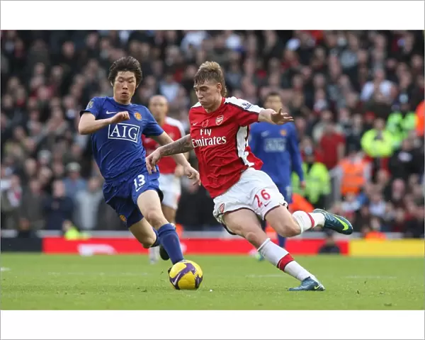 Nicklas Bendtner (Arsenal) Ji Sung Park (Manchester United)