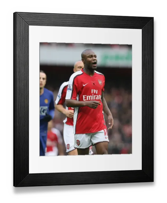 Framed Print : William Gallas: Arsenal's Hero in 2-1 Victory over Manchester United, Emirates Stadium, 2008 Framed Print : William Gallas: Arsenal's Hero in 2-1 Victory over Manchester United, Emirates Stadium, 2008