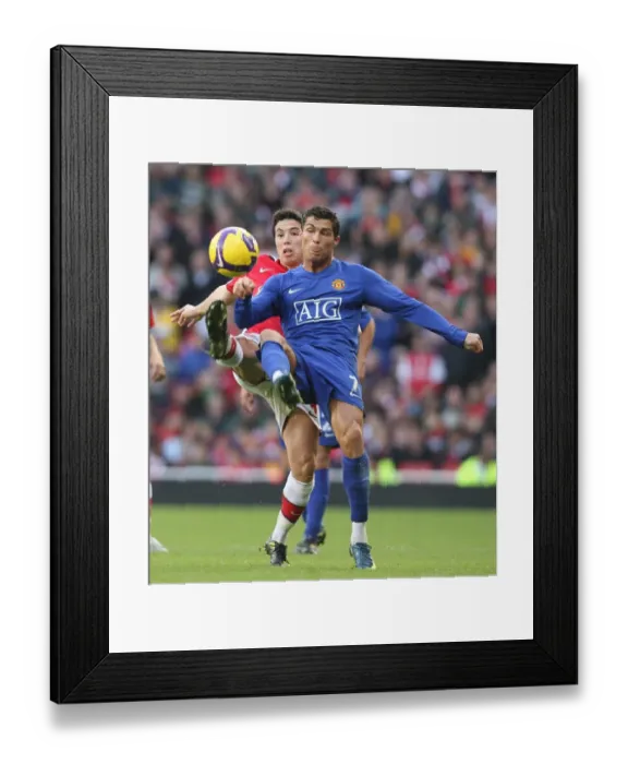 Framed Print : Samir Nasri (Arsenal) Cristiano Ronaldo (Manchester United) Framed Print : Samir Nasri (Arsenal) Cristiano Ronaldo (Manchester United)