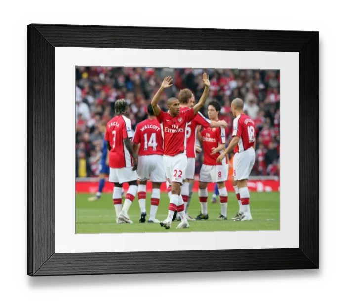 Framed Print : Gael Clichy: Arsenal's Hero in a 2-1 Victory over Manchester United, Barclays Premier League, Emirates Stadium (08 / 11 / 08) Framed Print : Gael Clichy: Arsenal's Hero in a 2-1 Victory over Manchester United, Barclays Premier League, Emirates Stadium (08 / 11 / 08)