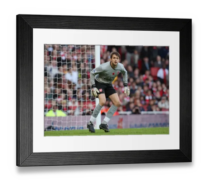 Framed Print : Heroic Lukasz Fabianski Leads Arsenal to 2-1 Victory Over Manchester United (08 / 11 / 08)