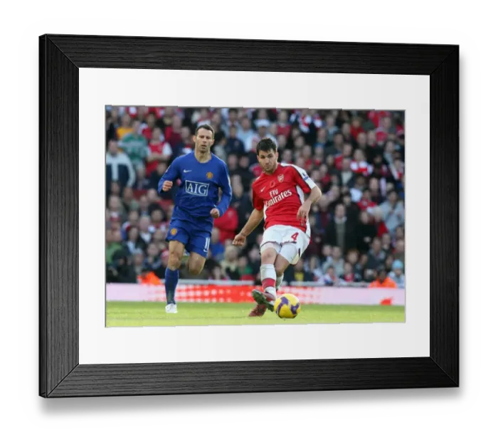 Framed Print : Clash of Legends: Fabregas vs. Giggs in Arsenal's 2-1 Victory over Manchester United, 2008 Framed Print : Clash of Legends: Fabregas vs. Giggs in Arsenal's 2-1 Victory over Manchester United, 2008