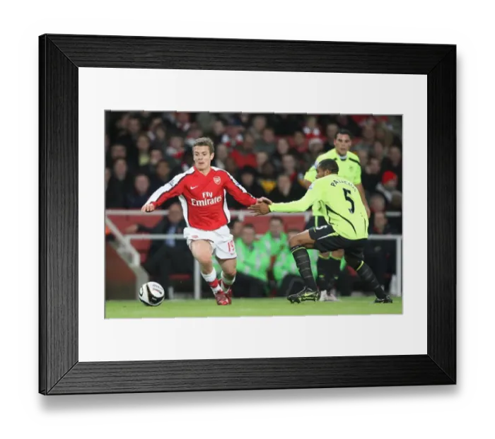 Framed Print : Jack Wilshere (Arsenal) Wilson Palacios (Wigan)