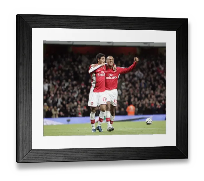 Framed Print : Jay Simpson celebrates scoring his and Arsenals 2nd Framed Print : Jay Simpson celebrates scoring his and Arsenals 2nd