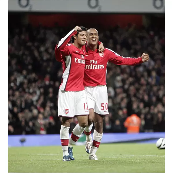 Jay Simpson and Carlos Vela: Double Trouble - Arsenal's Unforgettable 3:0 Victory Over Wigan Athletic in the Carling Cup
