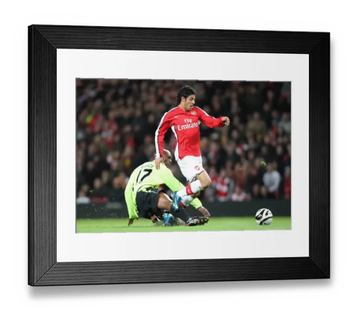 Framed Print : Carlos Vela (Arsenal) Emerson Boyce (Wigan) Framed Print : Carlos Vela (Arsenal) Emerson Boyce (Wigan)