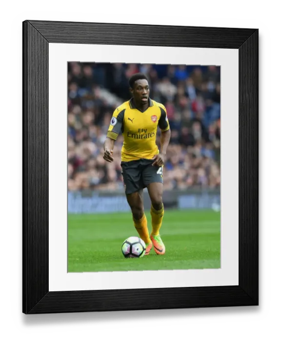 Framed Print : Danny Welbeck in Action: Arsenal vs. West Bromwich Albion, Premier League 2016-17