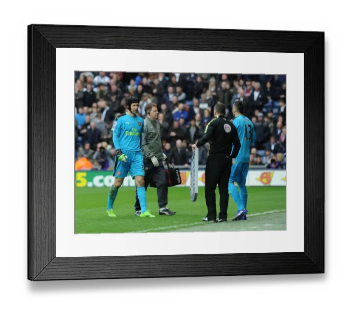 Framed Print : Petr Cech Replaced by Opsina: West Bromwich Albion vs. Arsenal, 2016-17 Framed Print : Petr Cech Replaced by Opsina: West Bromwich Albion vs. Arsenal, 2016-17