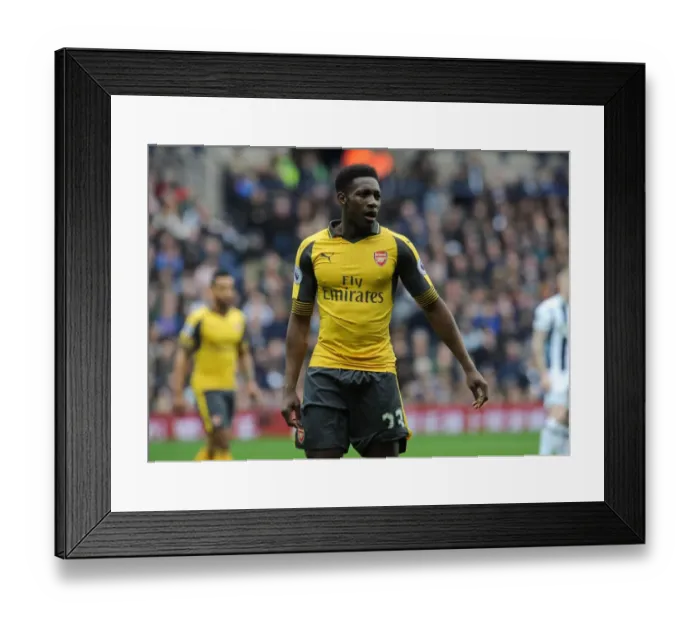 Framed Print : Danny Welbeck in Action: Arsenal vs. West Bromwich Albion, Premier League 2016-17