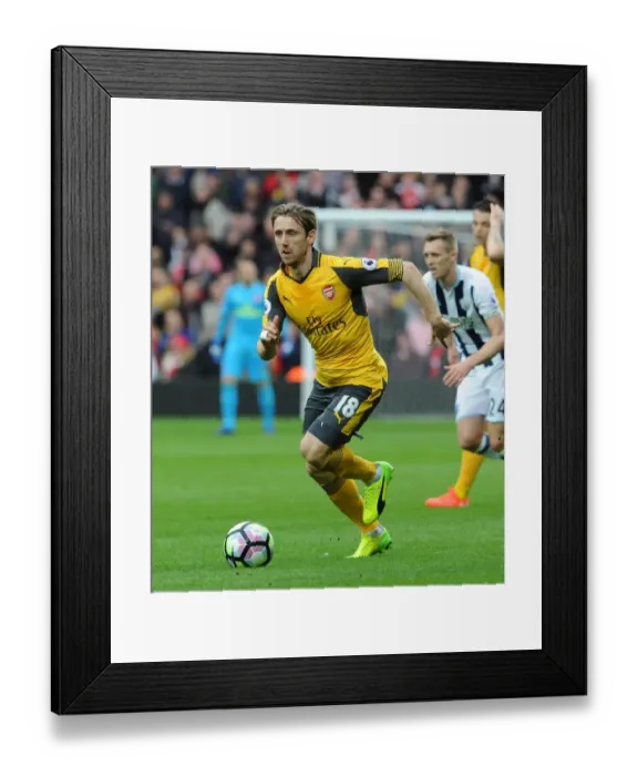Framed Print : Nacho Monreal in Action: Arsenal vs. West Bromwich Albion, Premier League 2016-17 Framed Print : Nacho Monreal in Action: Arsenal vs. West Bromwich Albion, Premier League 2016-17