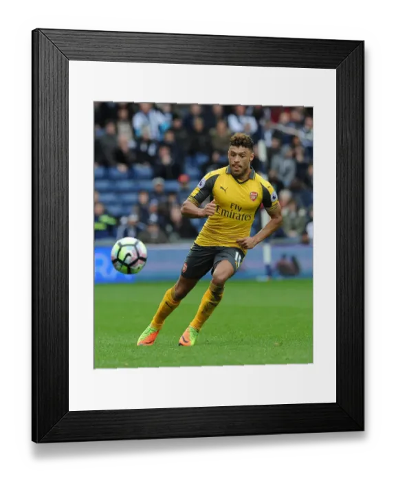Framed Print : Alex Oxlade-Chamberlain's Struggle: Arsenal's 3-1 Defeat at West Bromwich Albion, March 18, 2017