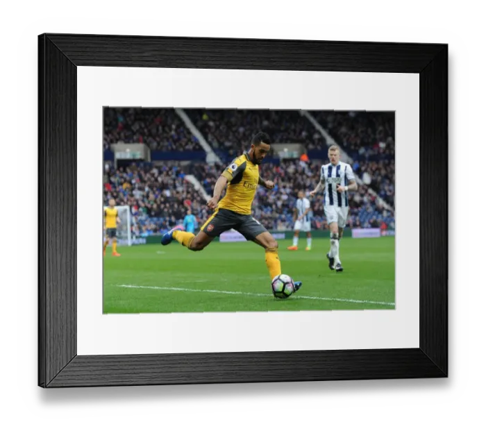 Framed Print : Theo Walcott (Arsenal). West Bromwich Albion 3: 1 Arsenal. Premier League. The Hawthorns Framed Print : Theo Walcott (Arsenal). West Bromwich Albion 3: 1 Arsenal. Premier League. The Hawthorns